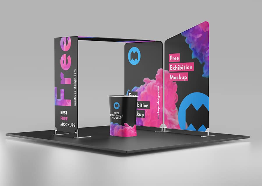Colorful Exhibition Booth