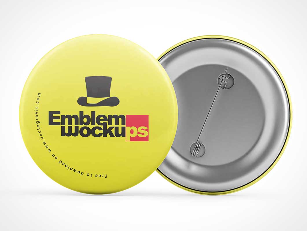 Funky Button Pin