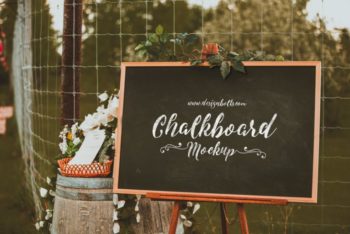Chalkboard PSD Mockup – Apt for Personal & Commercial Purposes