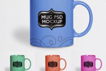 Cup and Mug PSD Mockup for Personal & Professional Usages