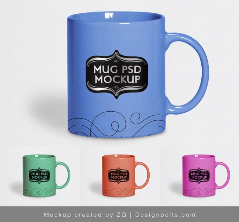 Cup And Mug PSD Mockup Design