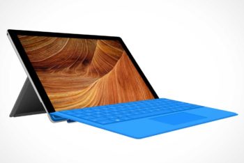 Free Microsoft Surface Pro Tablet Mockup