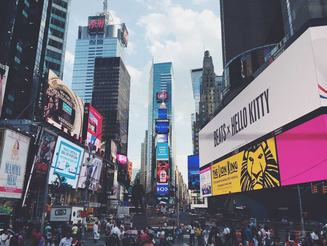 New York Times Square Billboard