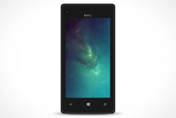 Free HTC Windows Phone Mockup in PSD