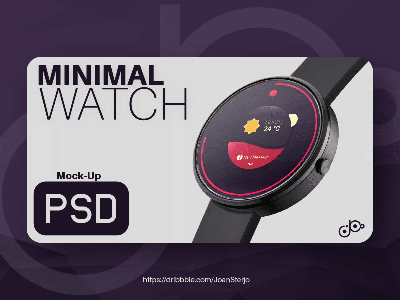 Round Minimalist Smartwatch