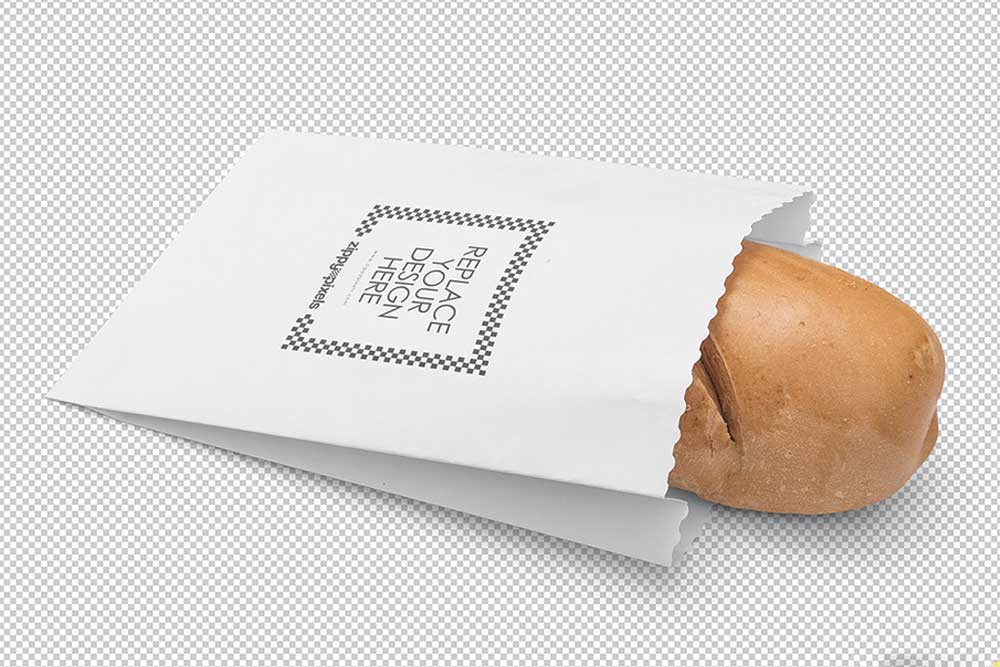 free bread packaging mockup