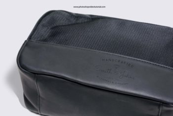 Classy Leather Bag PSD Mockup