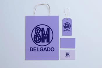Shopping Brand Identity Mockup in PSD