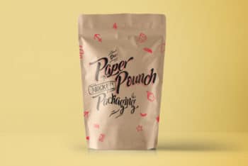 Paper Pouch PSD Mockup – An Eco-friendly Packaging Option