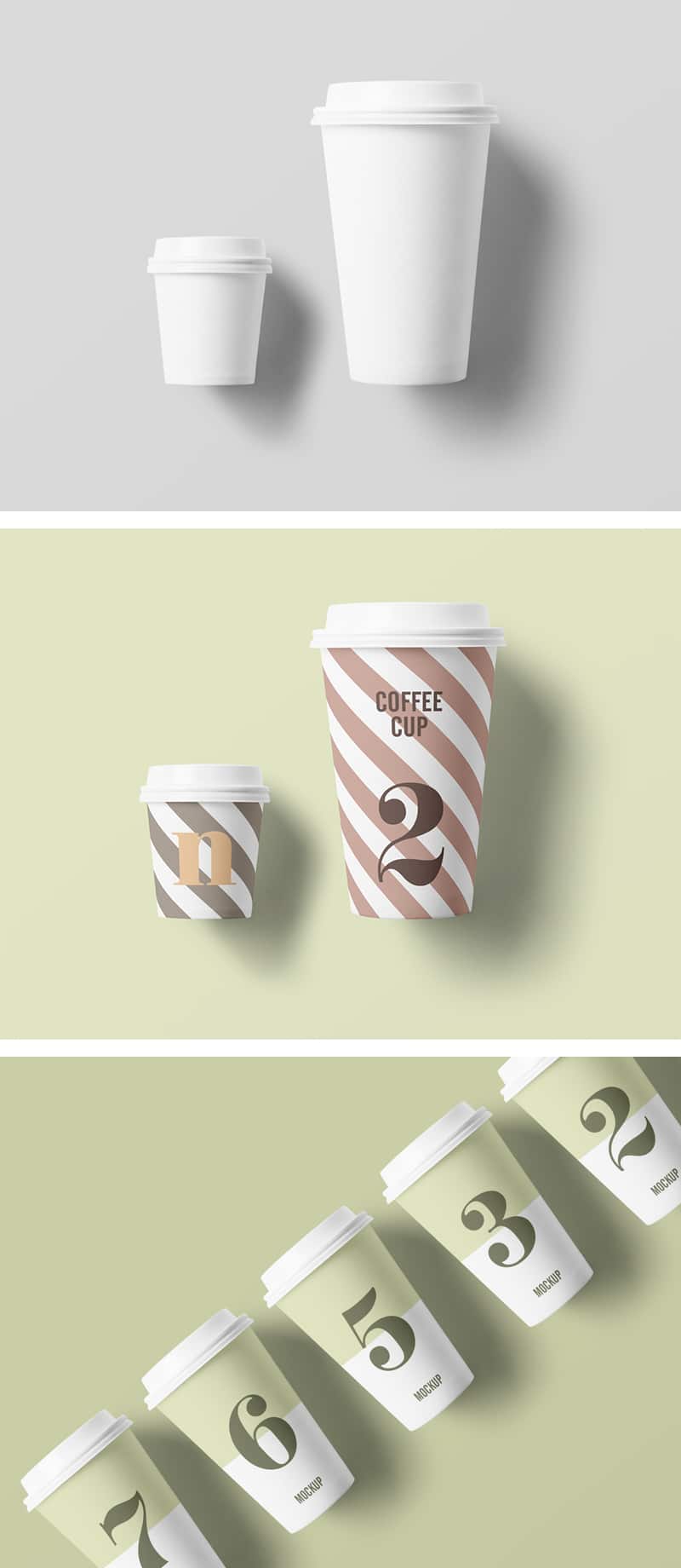 Realistic Paper Cup Design
