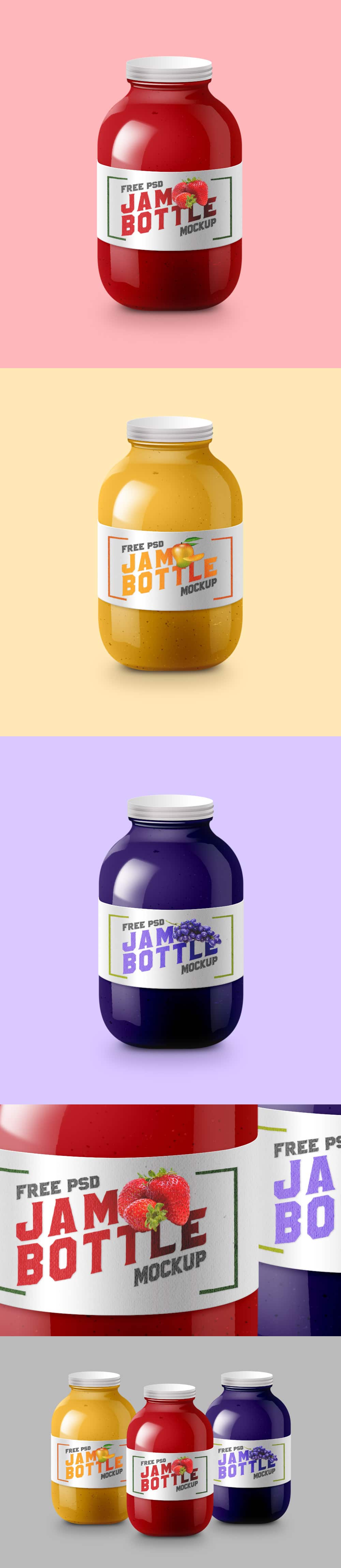 Glossy Jam Bottle