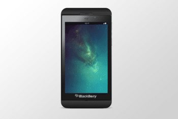 Free Blackberry Z10 Phone Mockup in PSD