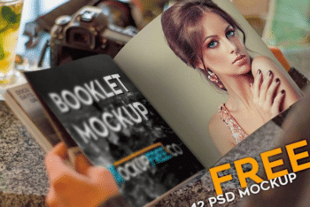 Easy to Use Booklet PSD Mockup