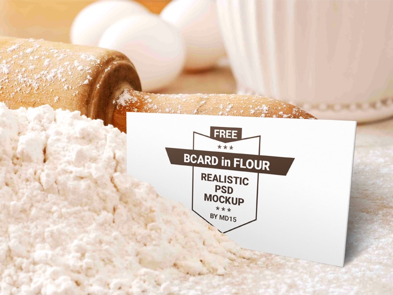 Bakery Flour Plus Business Card