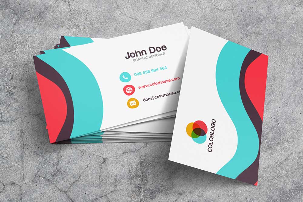 free download business card psd mockup