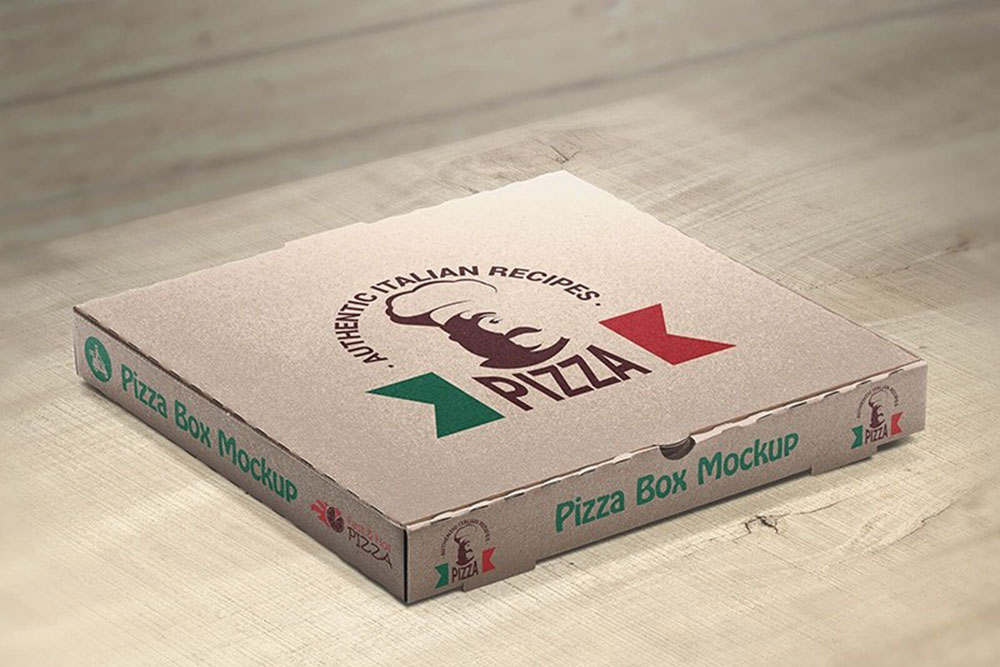 free pizza box moxkup