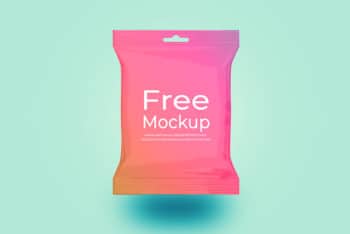 Free Simple Compact Food Packaging Mockup