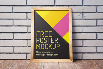Free Posters Mockup In PSD