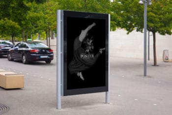 Theater Billboard PSD Mockup for Outdoor Advertisement