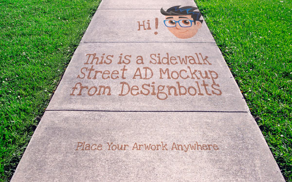 Sidewalk Street Advertising