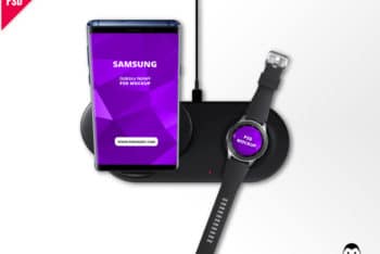 Free Samsung Galaxy Note 9 Plus Smartwatch Mockup