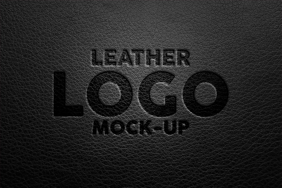 Leather Engraved Logo Design