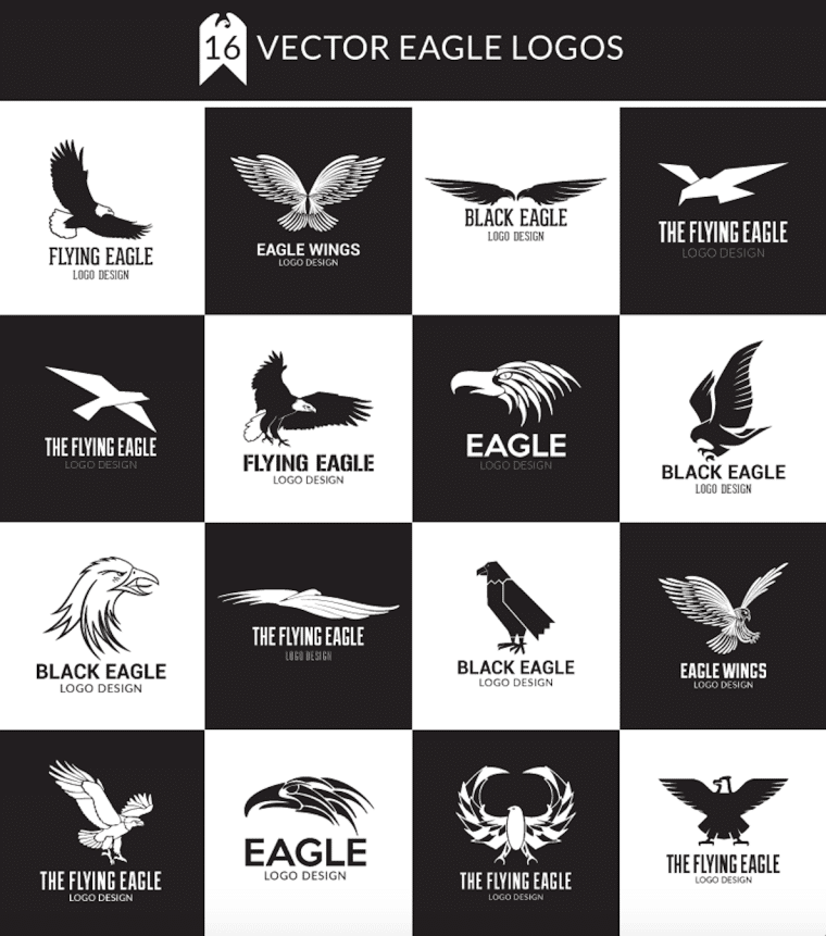 Inspiring Eagle Logo Design