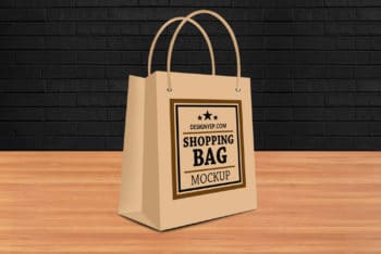 Useful Shopping Bag PSD Mockup Available For Free