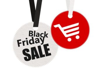Free Black Friday Sale Tags Mockup in PSD
