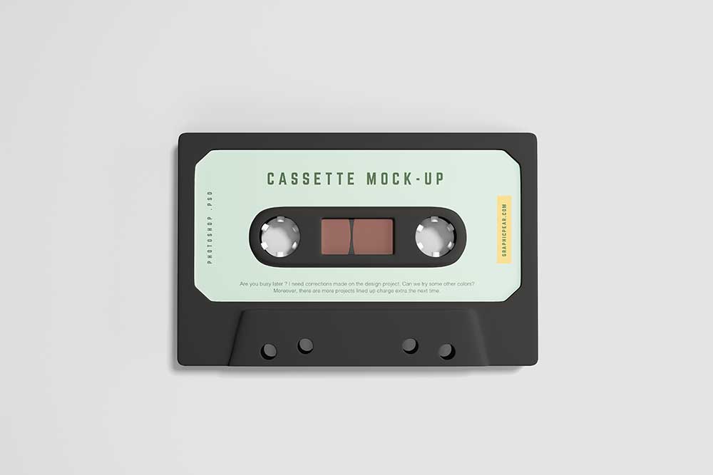 free cassette tape mockup