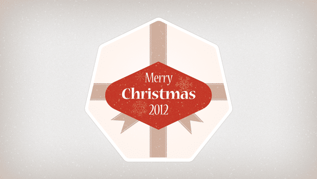 Heartwarming Christmas Badge Design