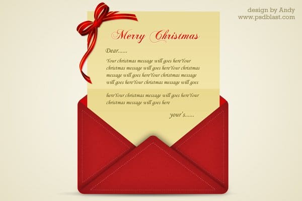 Christmas Greeting Letter