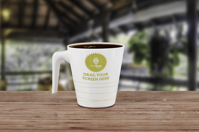 Coffee Cup PSD Template Design
