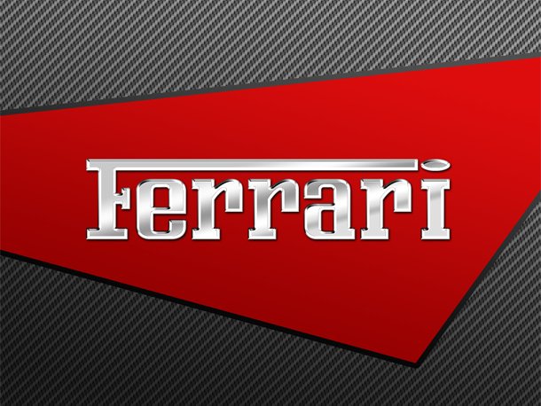 Shiny Ferrari Logo Design