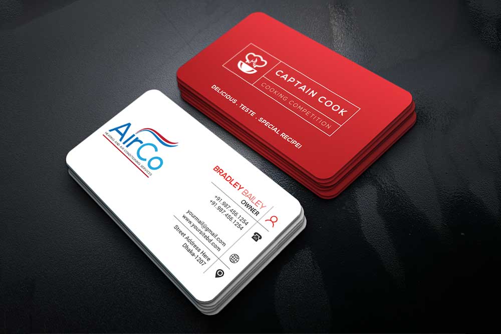 free corporate business card mockup