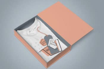 Free Download Folded T-shirt Mockup In PSD