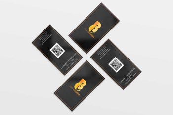 Free PSD Premium Business Card Mockup