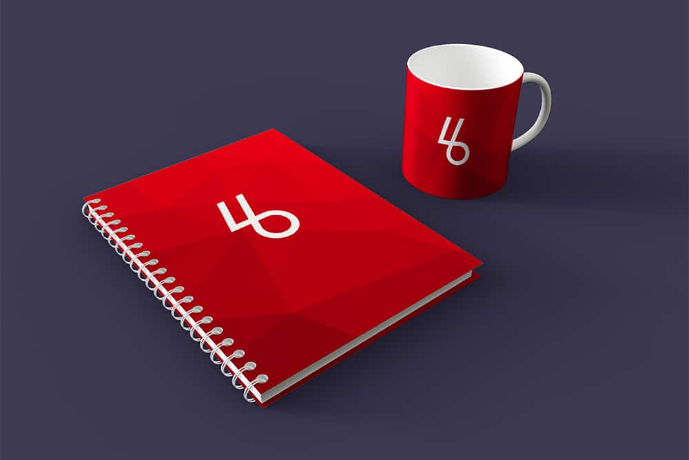 free spiral notebook cover mockup