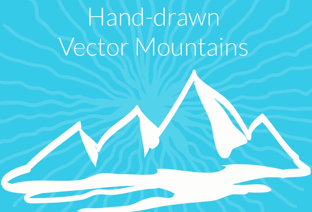 Hand Drawn Mountains Design