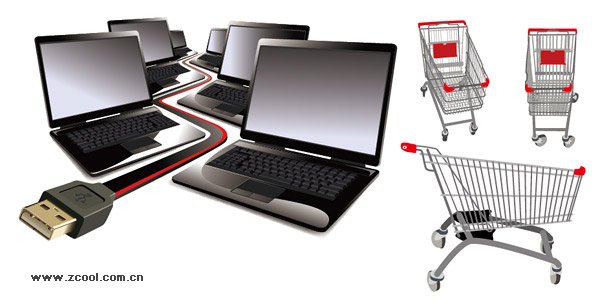 Laptop Computers Plus Shopping Cart