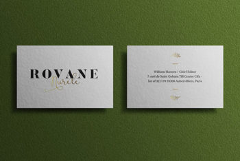 Outstanding Business Card Mockup in PSD