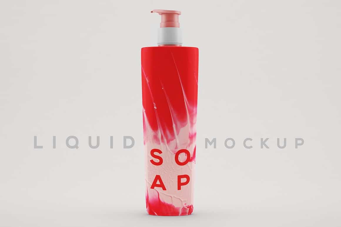 Tall Liquid Soap Bottle