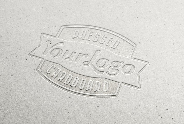 Pressed Cardboard Logo Design