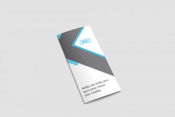 Useful Trifold Brochure Design Mockup Available in PSD Format
