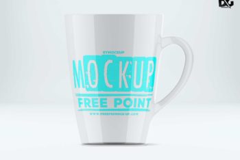 High-resolution Coffee Mug PSD Mockup for Free