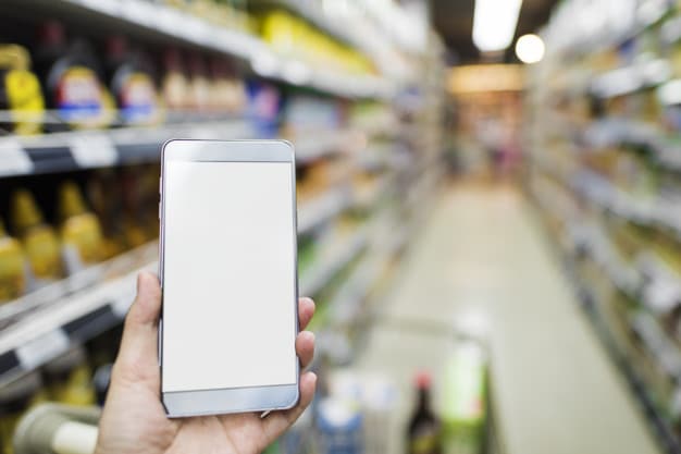 Smartphone Browsing Plus Supermarket
