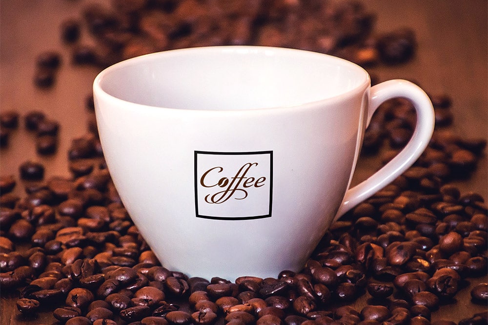 free cappuccino cup mockup