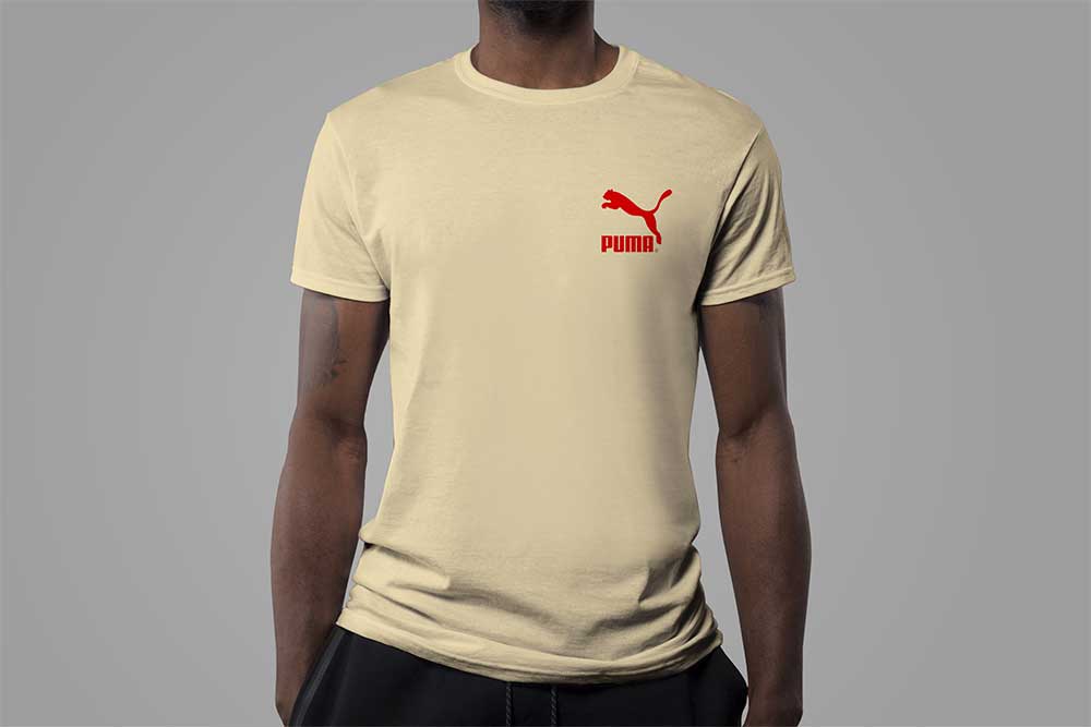 free psd men t-shirt mockup