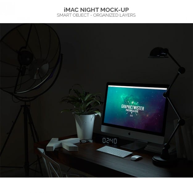 Glowing Night iMac