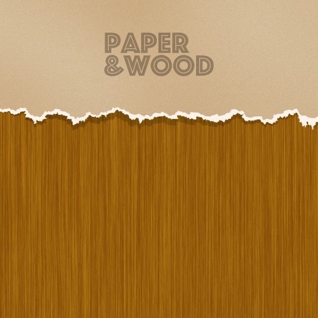 Paper Plus Wood Background